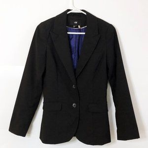 H&M Black Double Breast Blazer Jacket